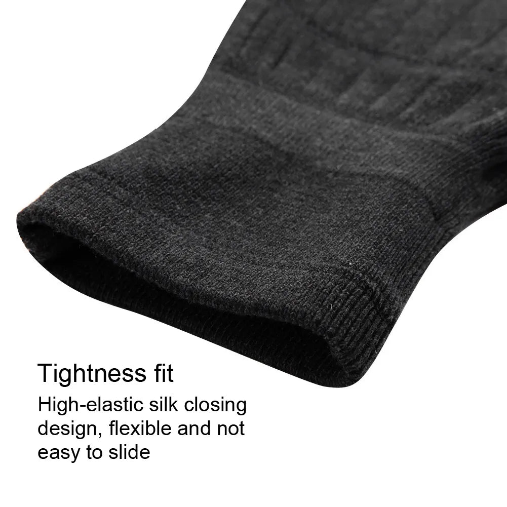 1 pair winter wool knee pads warm knee protector wool warmers thickened knee brace